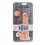 Dual Density Dildo 6 in. Balls Light skin tone - 3