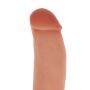 Silicone Dildo 7 inch w Balls Light skin tone - 4