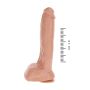 Extreme XXL Dildo 11 Inch Light skin tone - 2