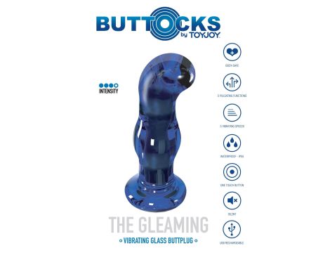 The Gleaming Glass Buttplug Blue - 9