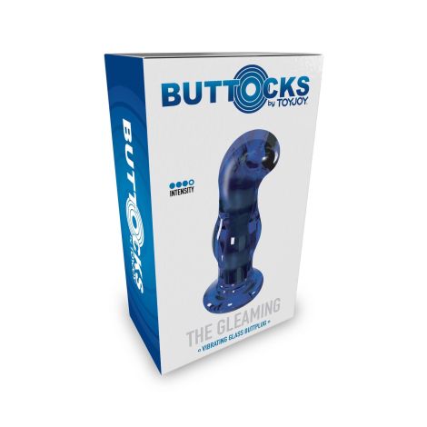 The Gleaming Glass Buttplug Blue - 2