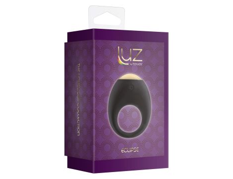 Eclipse Vibrating Cock Ring Black - 2