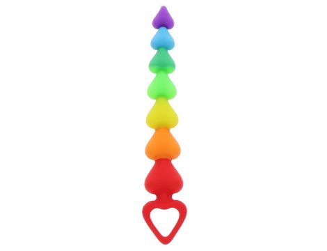 Rainbow Heart Beads Rainbow