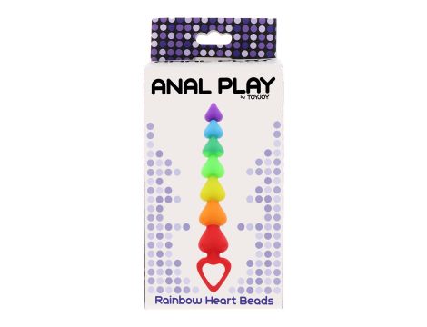 Rainbow Heart Beads Rainbow - 2