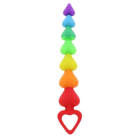 Rainbow Heart Beads Rainbow