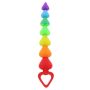 Rainbow Heart Beads Rainbow - 2