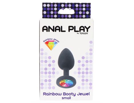 Rainbow Booty Jewel Small Black - 2