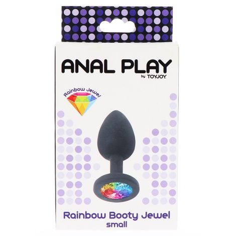 Rainbow Booty Jewel Small Black - 2