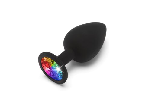 Rainbow Booty Jewel Large Black