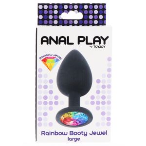 Rainbow Booty Jewel Large Black - image 2