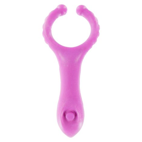 Vibrating Clit-Stim C-Ring Purple