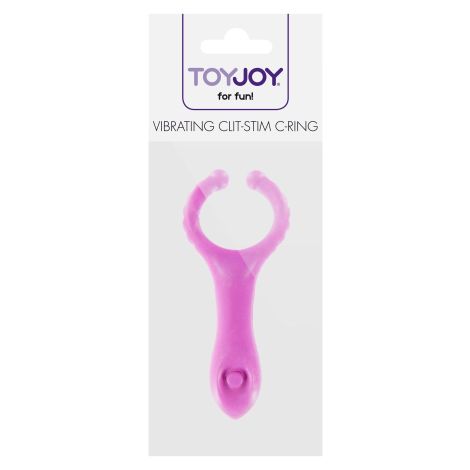 Vibrating Clit-Stim C-Ring Purple - 2