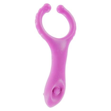 Vibrating Clit-Stim C-Ring Purple - 4