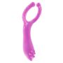 Vibrating Clit-Stim C-Ring Purple - 4