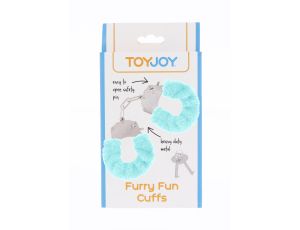 Furry Fun Cuffs Aqua - image 2