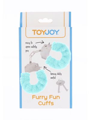 Furry Fun Cuffs Aqua - image 2