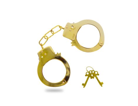 Metal Handcuffs Gold