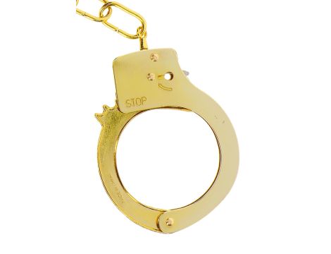 Metal Handcuffs Gold - 3