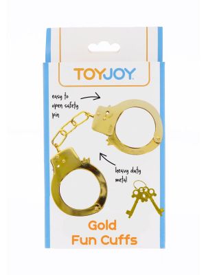 Metal Handcuffs Gold - image 2