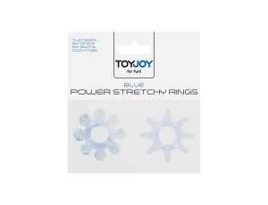 Power Stretchy Rings 2pcs Blue - image 2