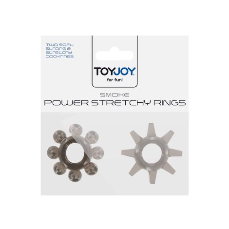 Power Stretchy Rings 2pcs Grey - 2