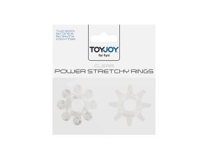 Power Stretchy Rings 2pcs Transparent - image 2