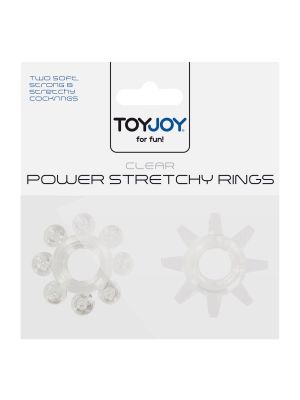 Power Stretchy Rings 2pcs Transparent - image 2