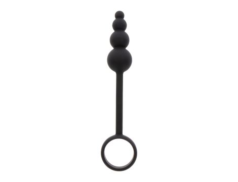 Anal Snake Plug & Penis Ring Black - 3