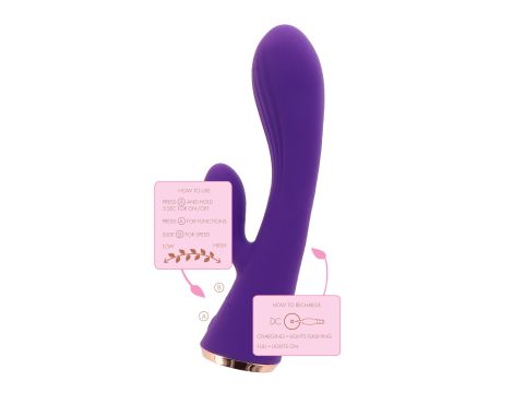 Iris Rabbit Vibrator Purple - 7