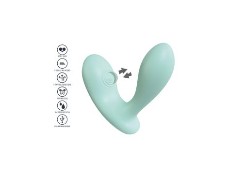 DuoVibe II Tapping Vibrator Mint - 7