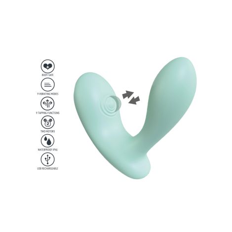 DuoVibe II Tapping Vibrator Mint - 3