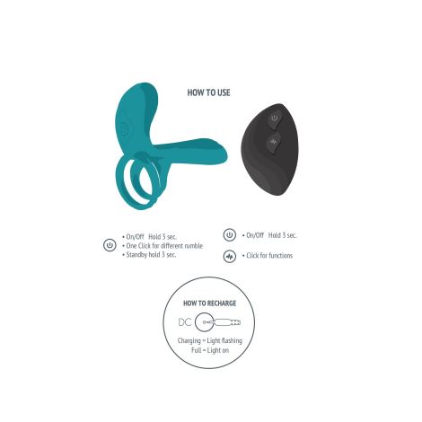 Couples Vibrator Ring Green - 5