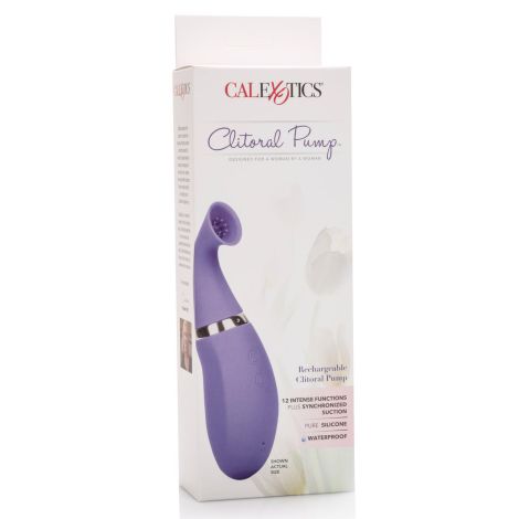 Rechargeable Clitoral Pump Purple - 2