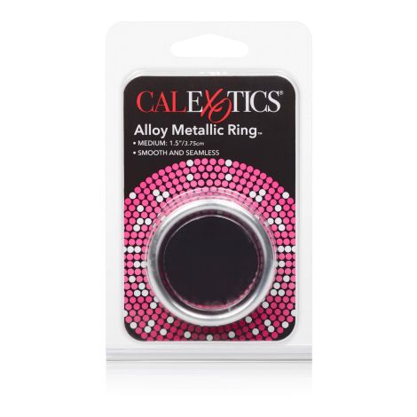 Alloy Metallic Ring - M Silver - 2