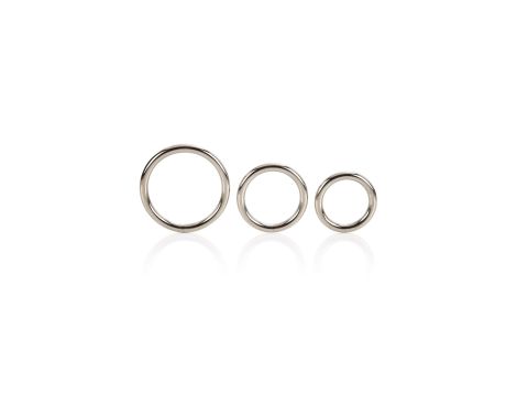 Silver Ring - 3 Piece Set Silver - 3