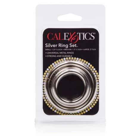 Silver Ring - 3 Piece Set Silver - 2