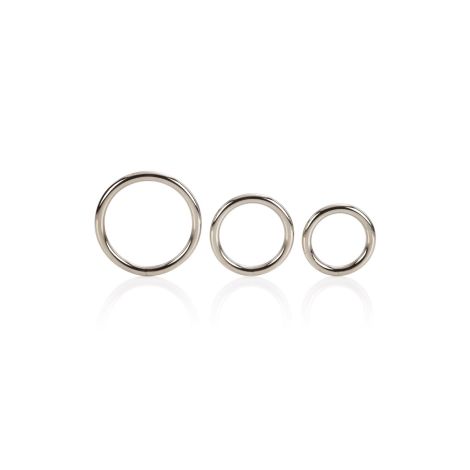 Silver Ring - 3 Piece Set Silver - 3