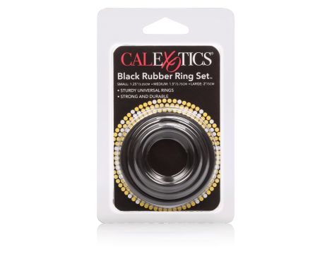 Rubber Ring - 3 Piece Set Black - 2