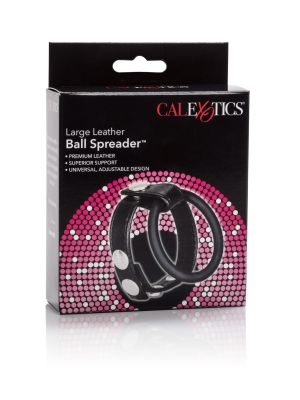 Large Leather Ball Spreader Black - image 2