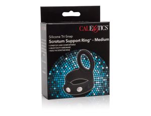 3-Snap Scrotum Ring - Medium Black - image 2