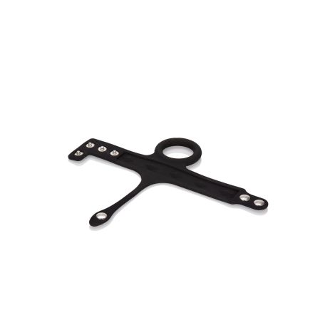 Silicone 3-Snap Ball Spreader Black - 3