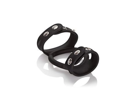 Silicone Tri-Snap C & B Cage Black - 3