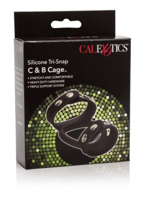 Silicone Tri-Snap C & B Cage Black - image 2