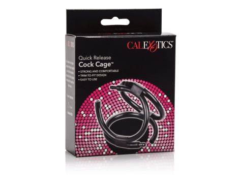 Quick Release Cock Cage Black - 2