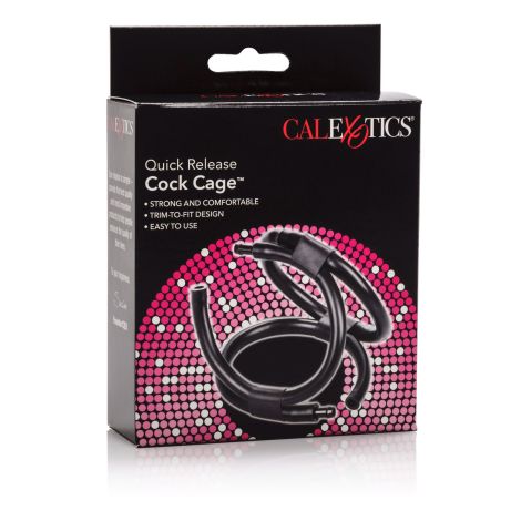 Quick Release Cock Cage Black - 2