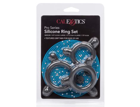 Pro Series Silicone Ring Set Black - 2