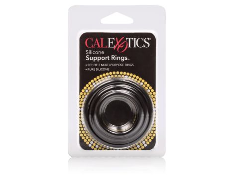 Silicone Support Rings Black - 2