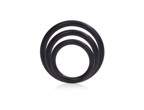 Silicone Support Rings Black - 4