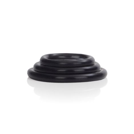 Silicone Support Rings Black - 3