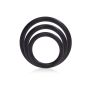 Silicone Support Rings Black - 5